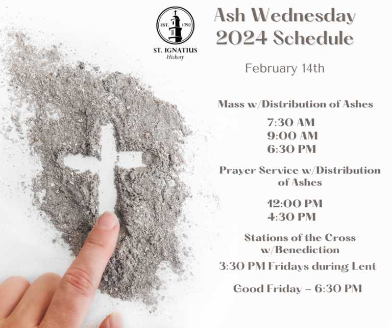 St. Ignatius, Hickory Roman Catholic Church Mass Times Forest